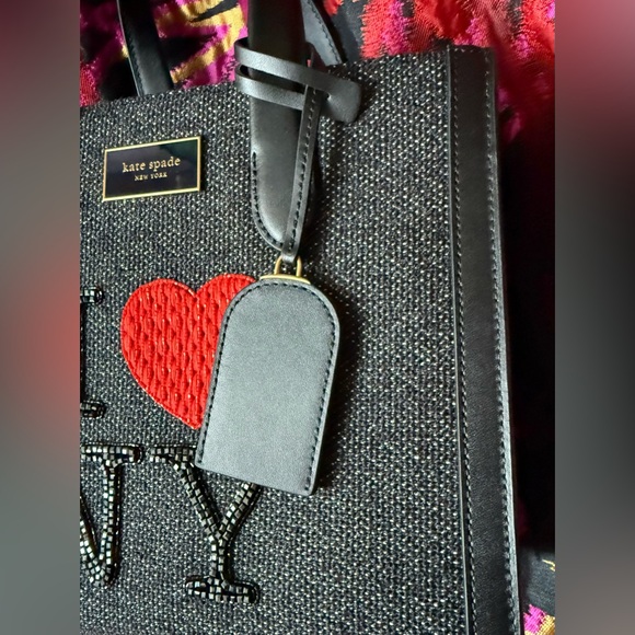 Kate Spade x I Love NY Embellished Manhattan Small Tote Bag - Picture 3 of 12